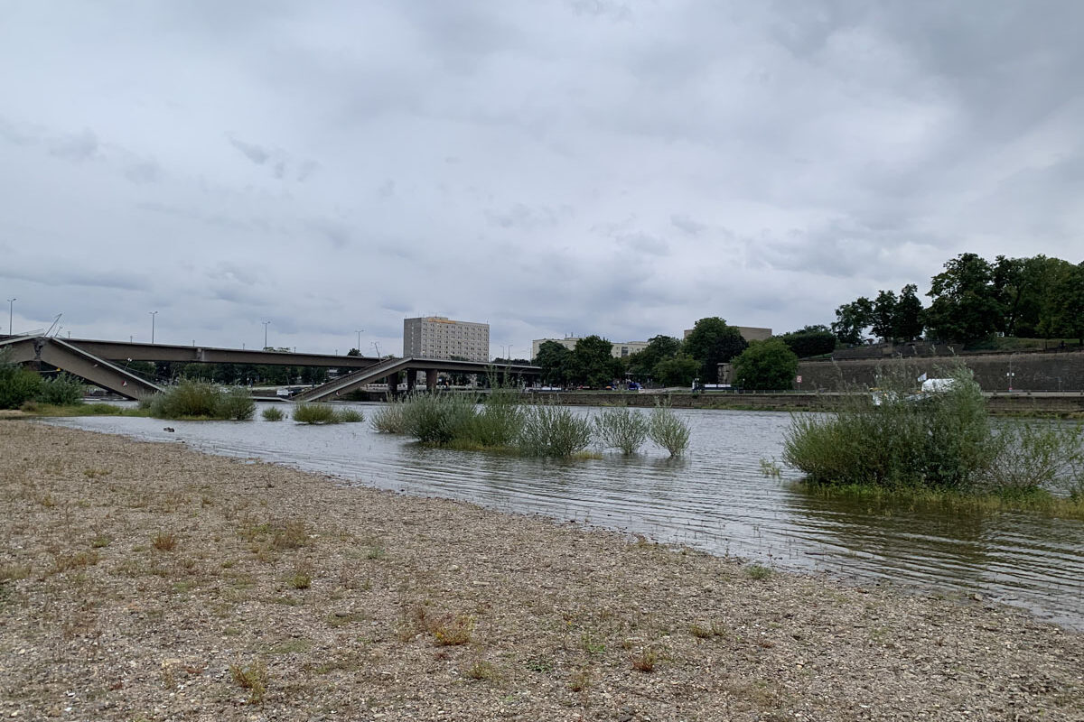 Hochwasser an der Elbe