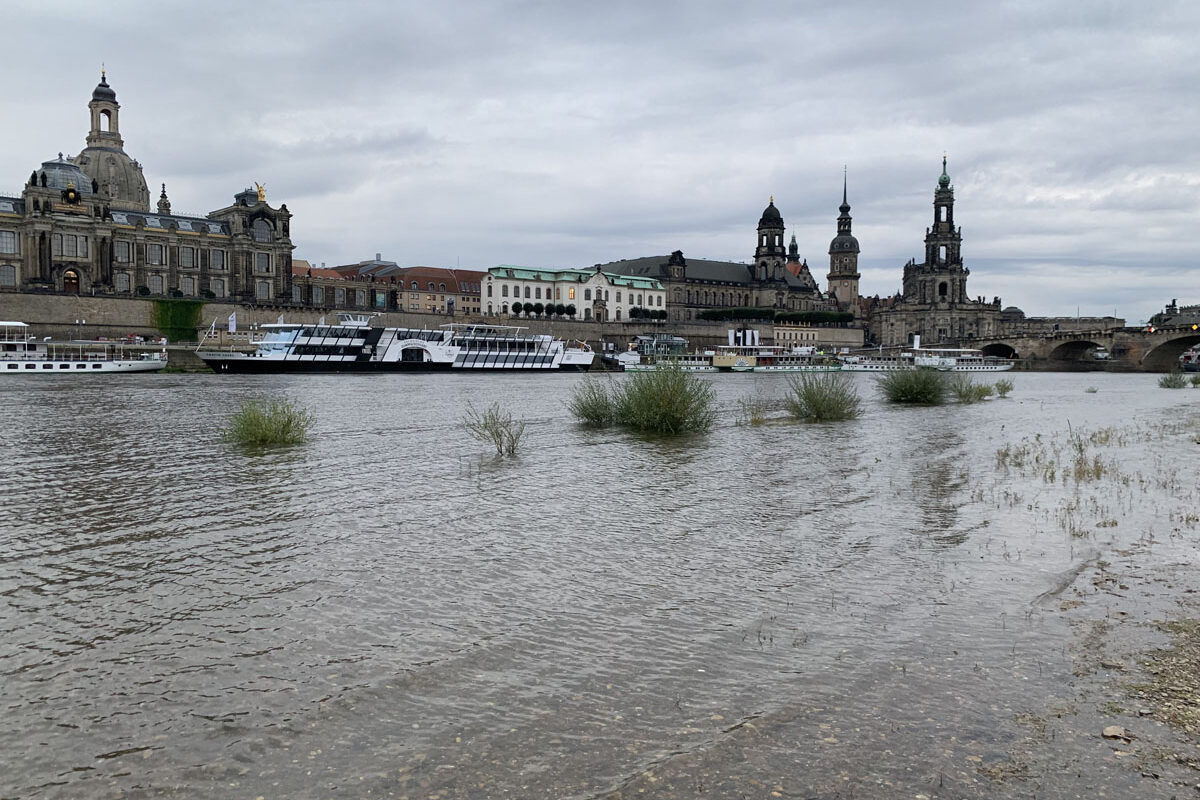 Hochwasser an der Elbe