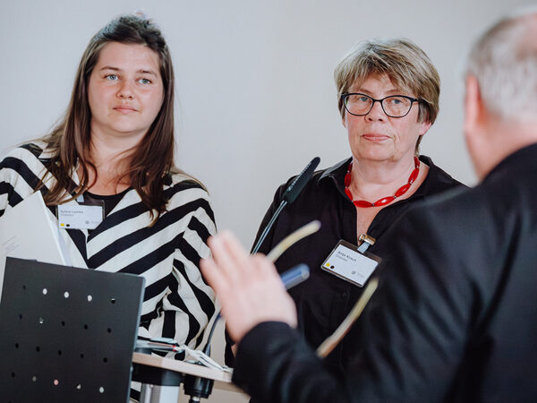 Die Referentinnen Antje Kirsch (rechts) und Sylvia Lemke