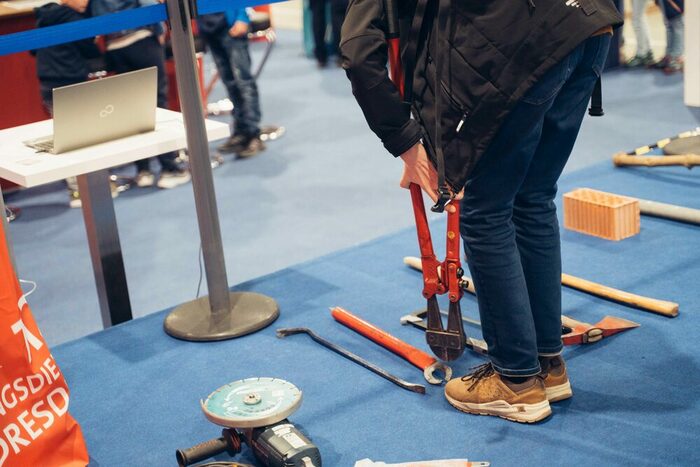 Praxistest zum Mitmachen im Rahmen der Messe FLORIAN.