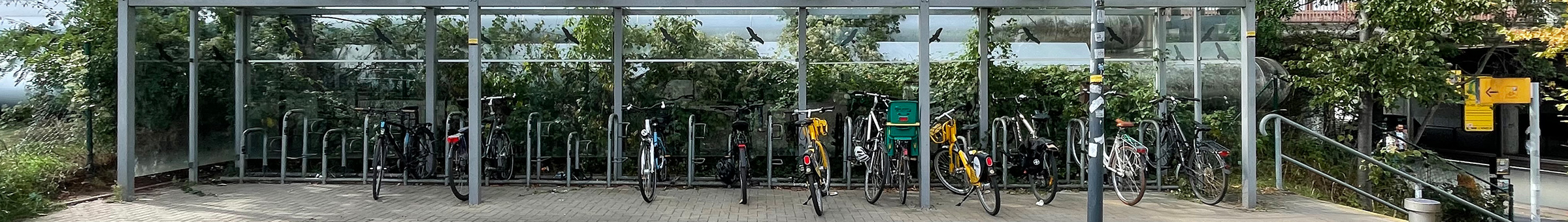 Bike + Ride am Haltepunkt Dobritz