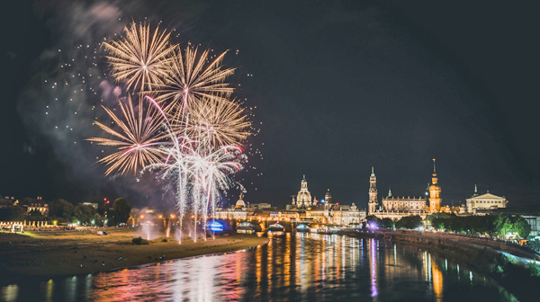 Silvester in Dresden