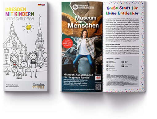 Darstellung der Broschüre "Dresden mit Kindern"