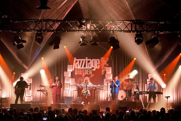Candy Dulfer Band v Ostra-Dome, Jazztage Dresden